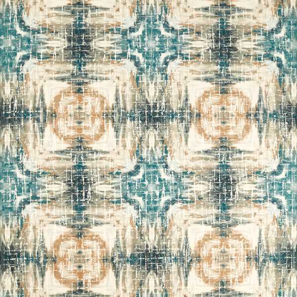 Kalia Midnight Fabric by Clarke & Clarke