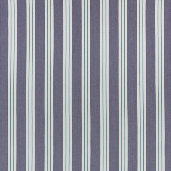 Foxdale Periwinkle/Aqua Fabric by Clarke & Clarke