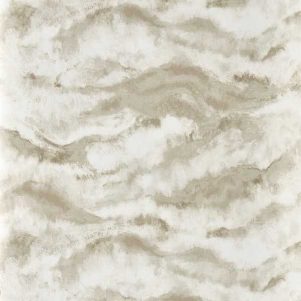 Earthscape Linen/Mocha Wallpaper by Clarke & Clarke