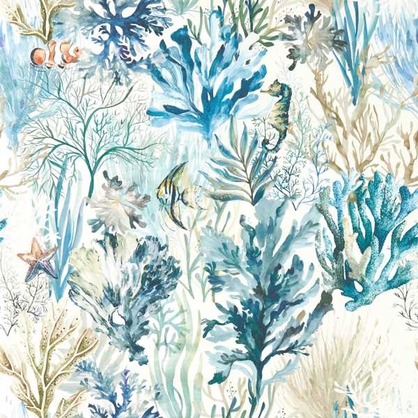 Oceana Denim Wallpaper by Clarke & Clarke