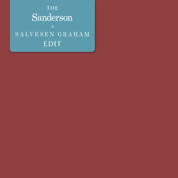 Paint Amanpuri Red Paint by Sanderson