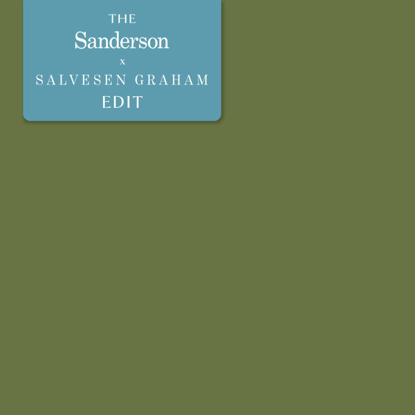 Paint Canopy Green Paint by Sanderson