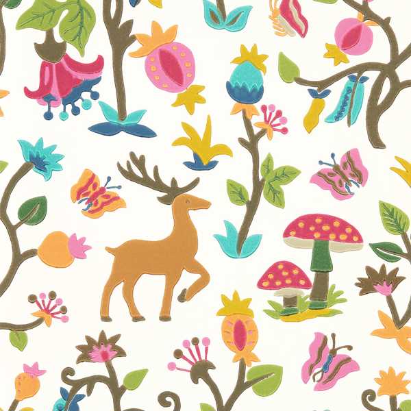Forest of Dean Bright/Multi Wallpaper by Sanderson