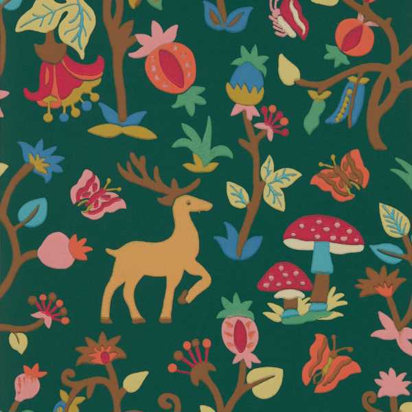 Forest of Dean Midnight/Multi Wallpaper by Sanderson