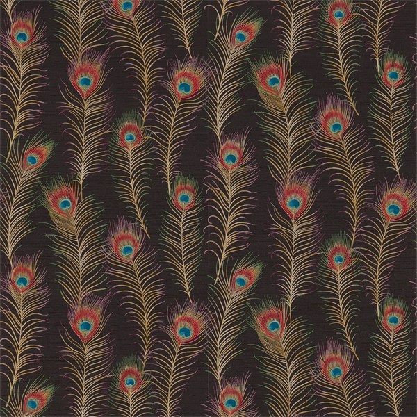Themis Carbon/Purple Wallpaper by Sanderson