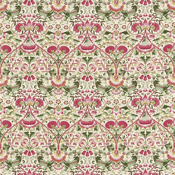 Lodden Rose/Thyme Fabric by Morris & Co