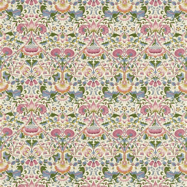 Lodden Blush/Woad Fabric by Morris & Co