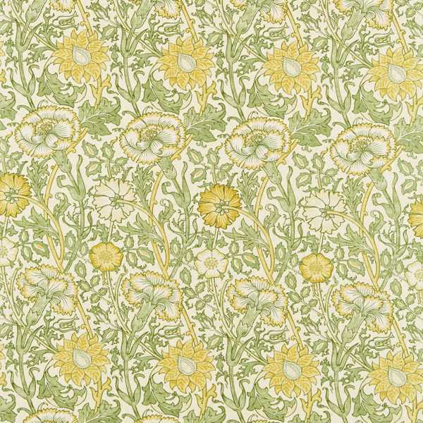 Pink & Rose Cowslip/Fennel Fabric by Morris & Co