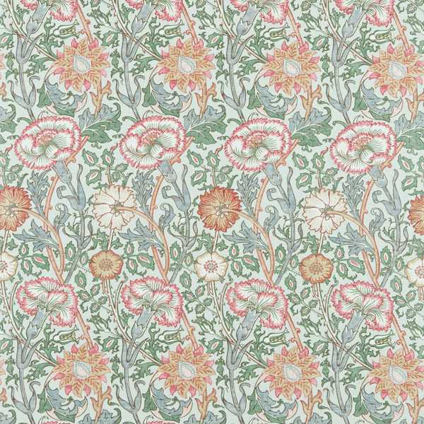 Pink & Rose Eggshell/Rose Fabric by Morris & Co