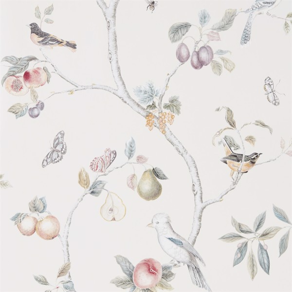 Fruit Aviary Cream/Multi Wallpaper by Sanderson