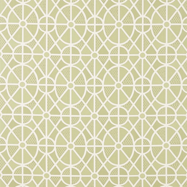 Garden Plan Garden Green Fabric by Sanderson