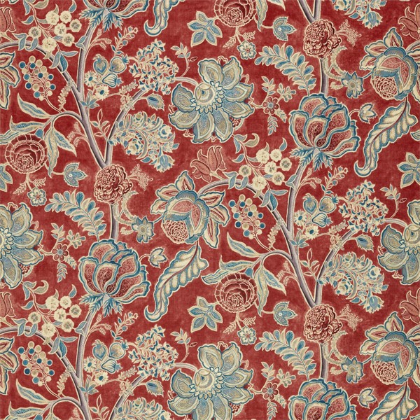 Shalimar Ruby/Teal Fabric by Sanderson