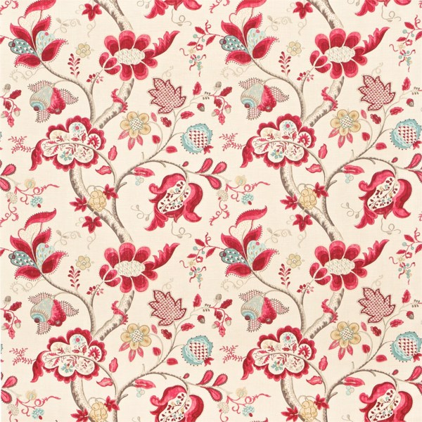 Roslyn Berry/Slate Fabric by Sanderson