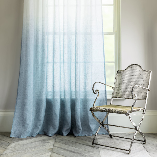 Harper Blue Clay Fabric by Sanderson