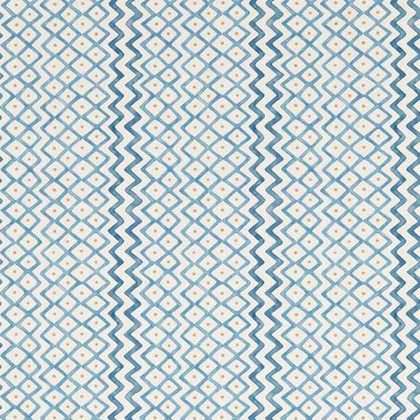 Khes Indigo/Woad Wallpaper by Sanderson