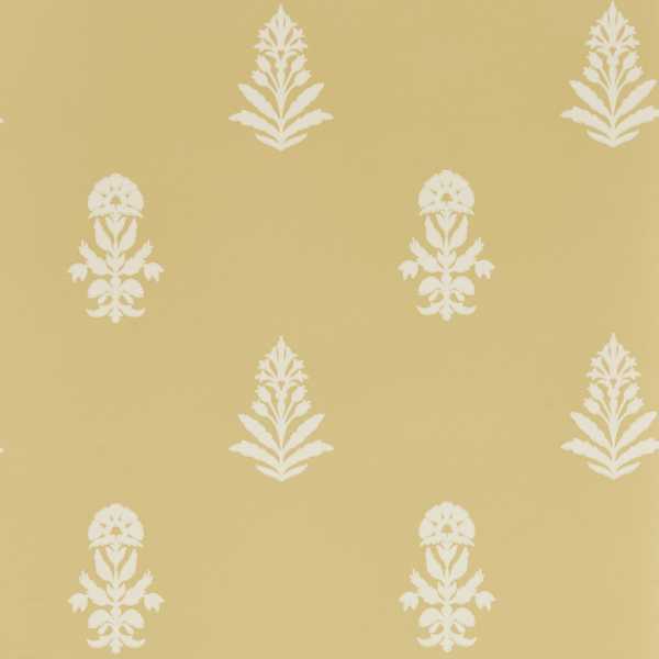 Dabu Raw Honey Wallpaper by Sanderson