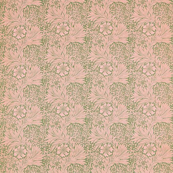Marigold Olive/Pink Fabric by Morris & Co