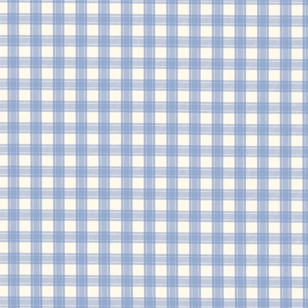 Appledore Powder Blue/Ivory Fabric by Sanderson