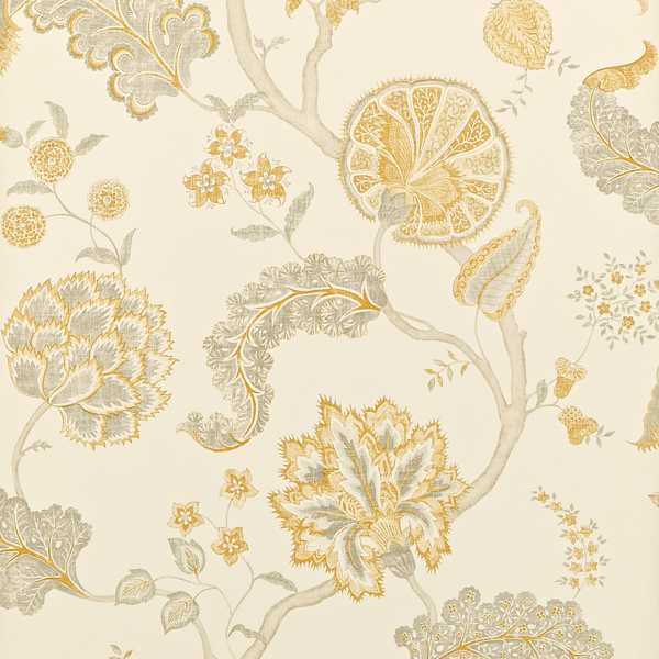 Palampore Silver/Gold Wallpaper by Sanderson