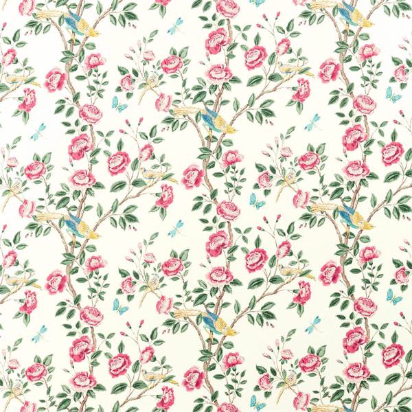 Andhara Rose/Cream Fabric by Sanderson