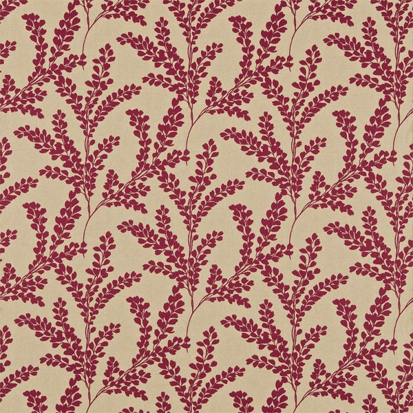 Clovelly Claret Fabric by Sanderson