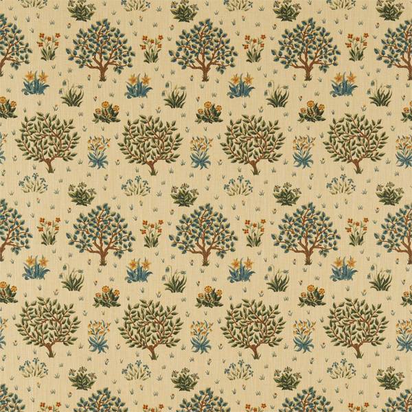 Orchard Olive/Gold Fabric by Morris & Co