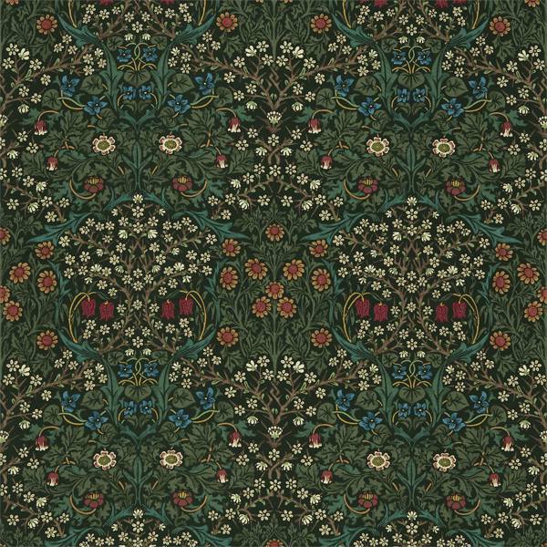 Blackthorn Green Fabric by Morris & Co