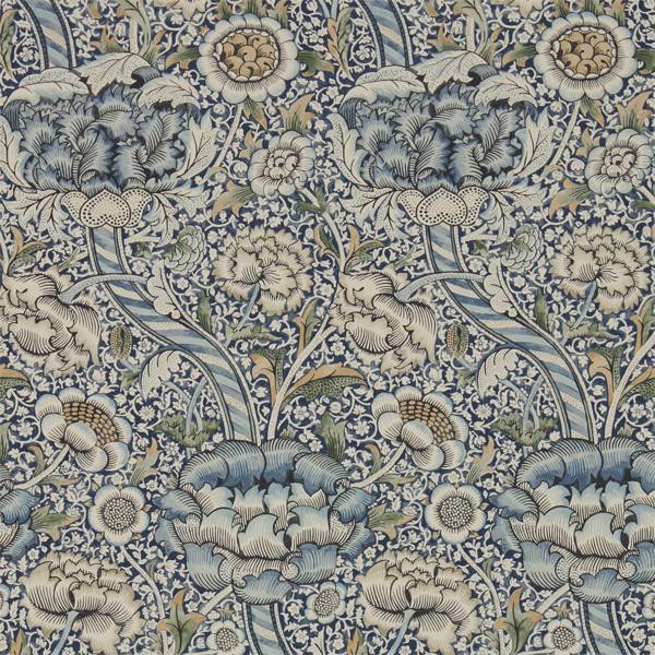 Wandle Blue/Stone Wallpaper by Morris & Co