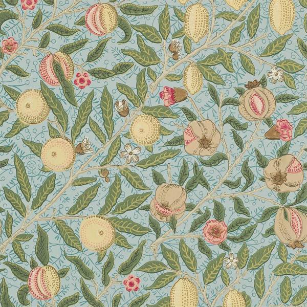 Fruit Slate/Thyme Wallpaper by Morris & Co