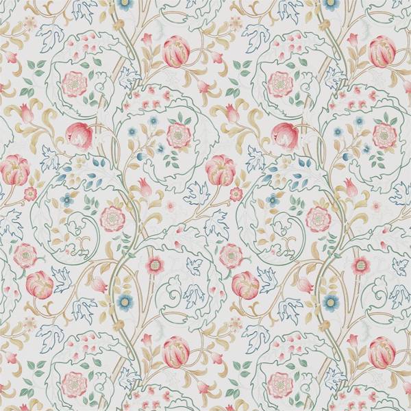 Mary Isobel Pink/Ivory Wallpaper by Morris & Co
