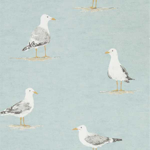 Shore Birds Sky Wallpaper by Sanderson