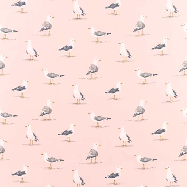 Shore Birds Blush Fabric by Sanderson