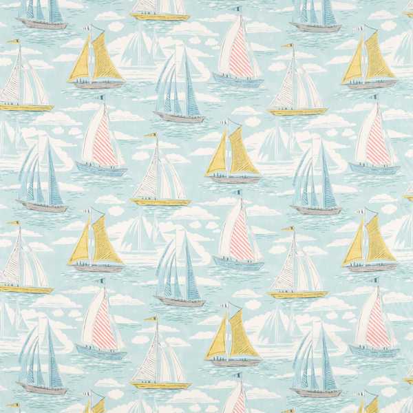 Sailor Aqua Fabric by Sanderson