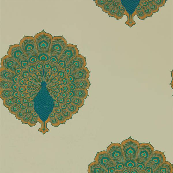 Kalapi Peacock Wallpaper by Sanderson