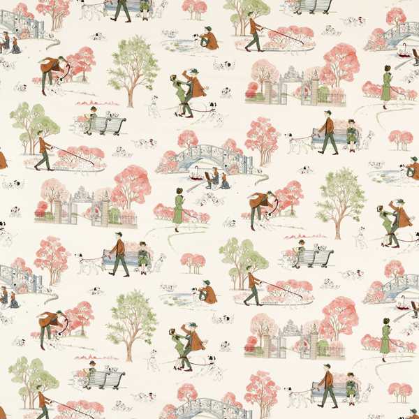 101 Dalmatians Candy Floss Fabric by Sanderson
