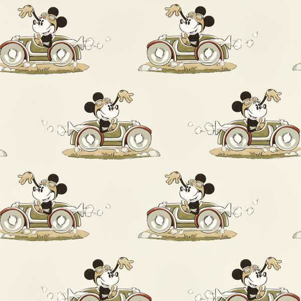 Minnie On The Move Babyccino Wallpaper by Sanderson