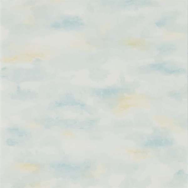 Bamburgh Sky Estuary Blue Wallpaper by Sanderson