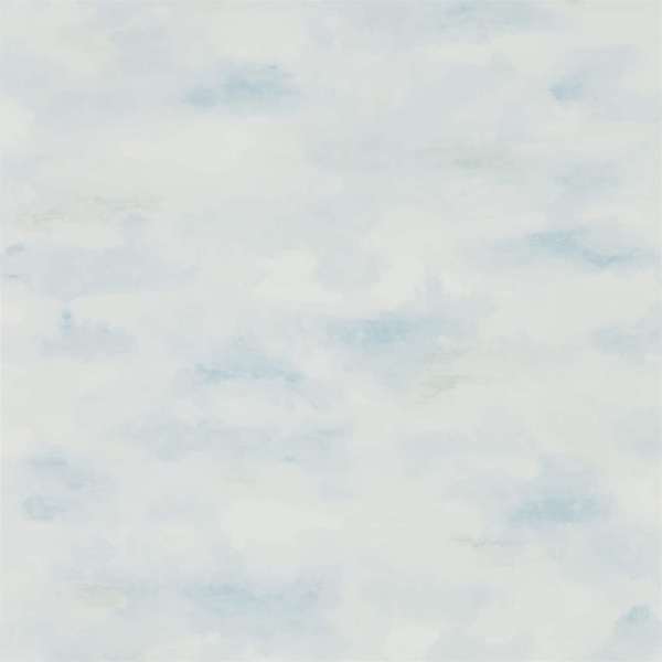 Bamburgh Sky Mist Blue Wallpaper by Sanderson