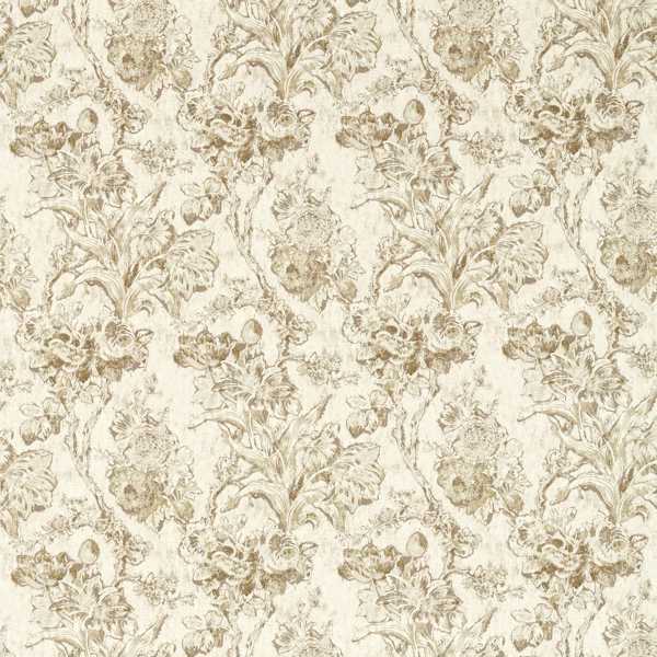 Fringed Tulip Toile Jute Fabric by Sanderson