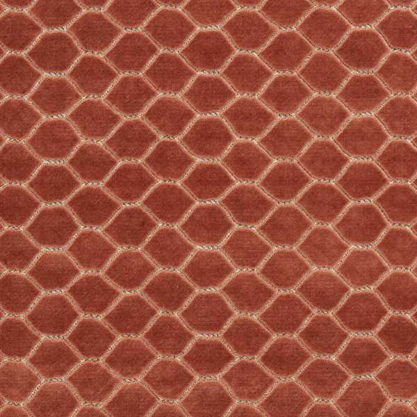 Faraday Velvet Sandstone Fabric by Sanderson