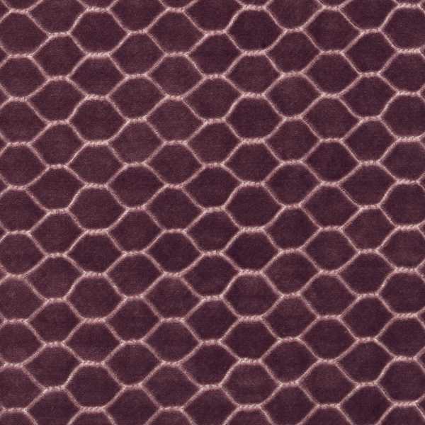 Faraday Velvet Plum Fabric by Sanderson