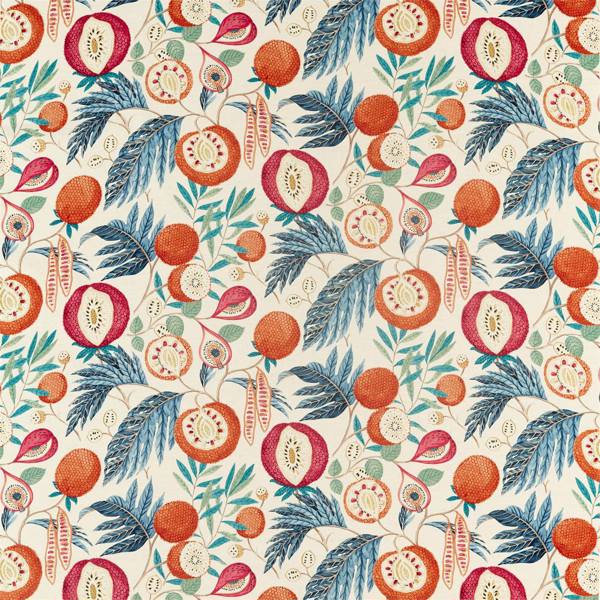 Jackfruit Jackfruit Indigo/Rambutan Fabric by Sanderson