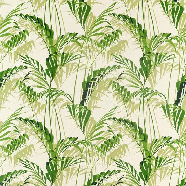 Palm House Botanical Green Fabric by Sanderson