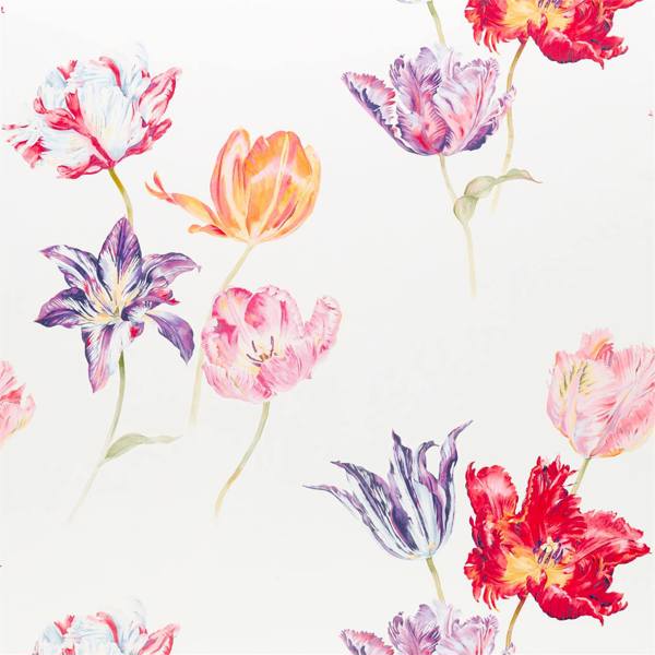 Tulipomania Tulipomania Botanical Fabric by Sanderson