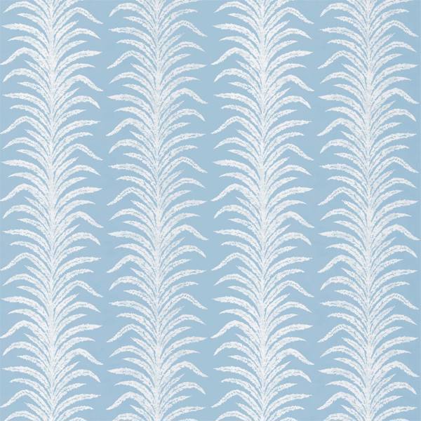 Tree Fern Weave Crusoe Blue Fabric by Sanderson