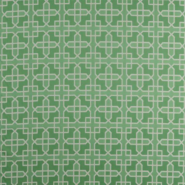 Hampton Weave Botanical Green Fabric by Sanderson