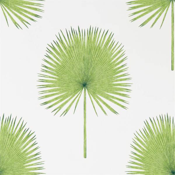 Fan Palm Botanical Green Wallpaper by Sanderson