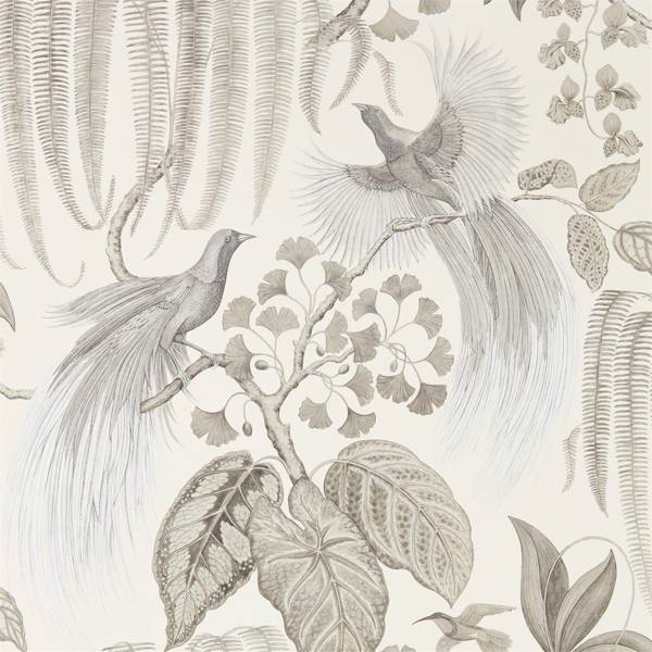 Bird Of Paradise Linen Wallpaper by Sanderson