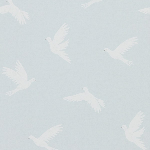 Paper Doves Mineral Wallpaper by Sanderson