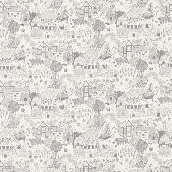 The Allotment Dove Fabric by Sanderson